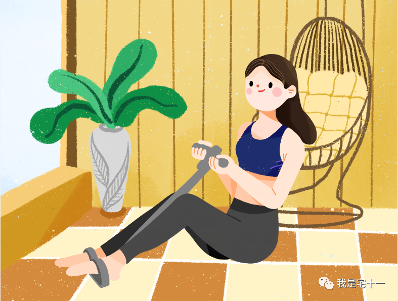 宅家和运动并不是矛盾式,事实上一段身体情况允许的小运动,能让你的宅