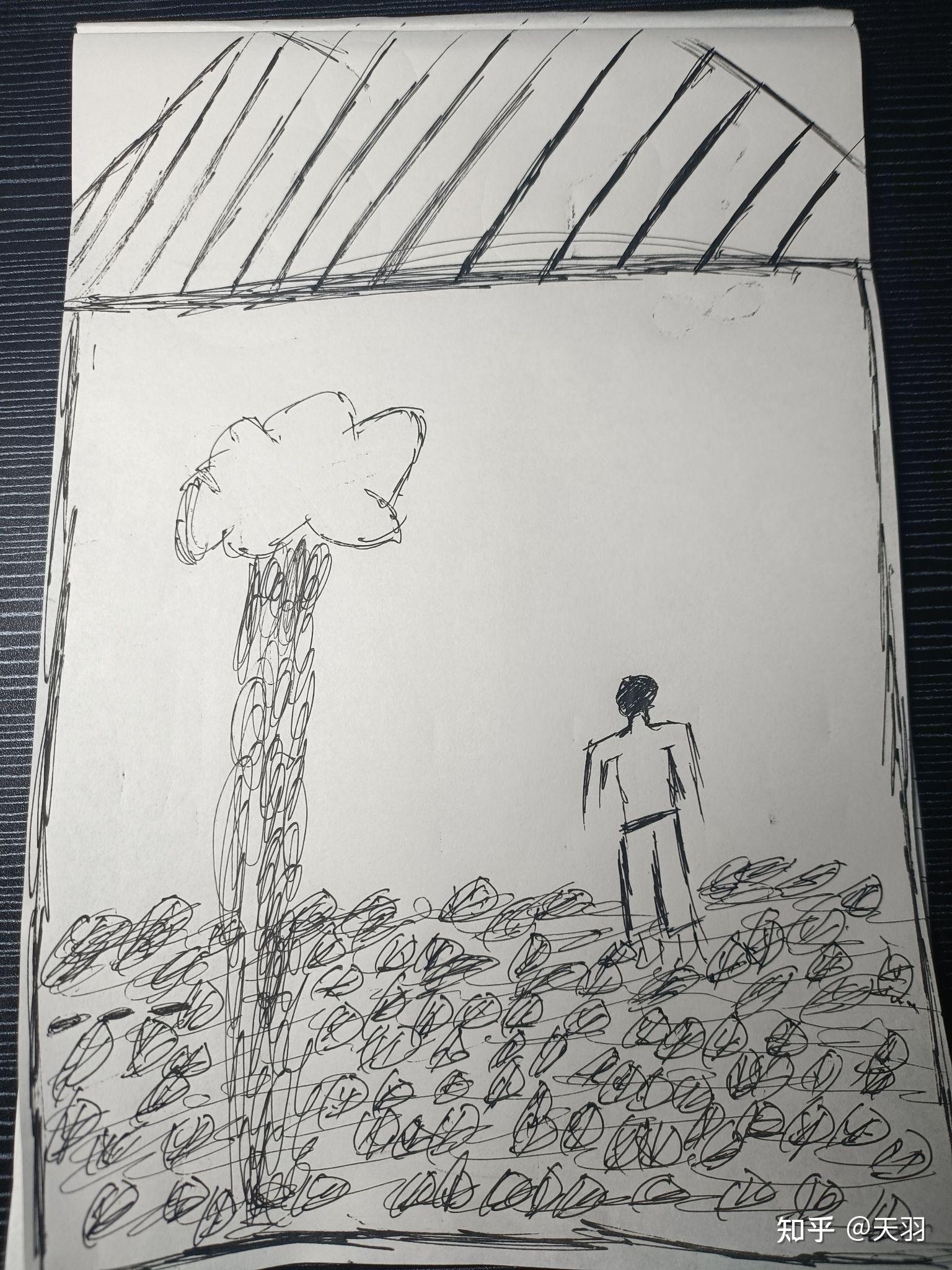 不会画画的人随便画的房树人能看出什么来呢?
