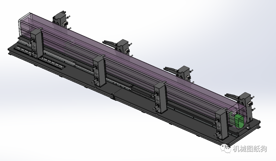 工程机械筒体组对工装3d数模图纸solidworks设计