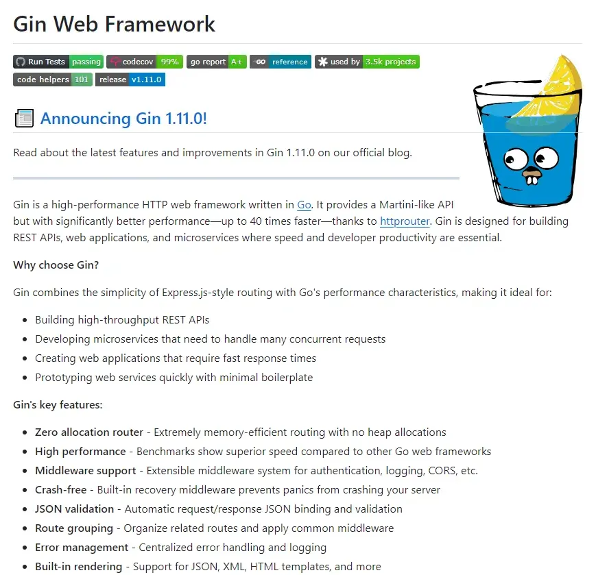 gin v1.11.0 重磅更新：支持 HTTP/3，更强绑定能力，性能全面优化！ - 知乎