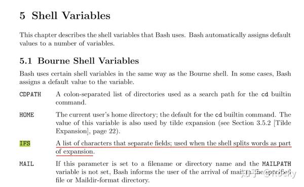 详细解析shell中的ifs变量 知乎