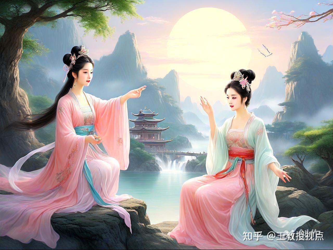 中国古代仙境里的仙女们欣赏：超凡脱俗的绝美风华 - 知乎