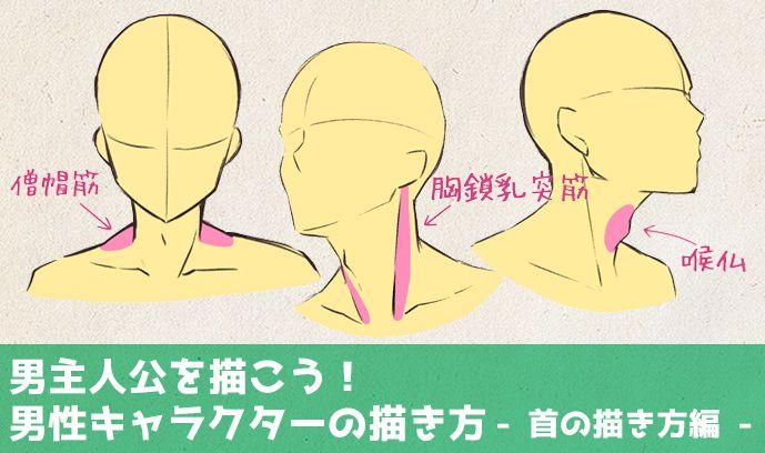 男性角色的脖子的画法 知乎