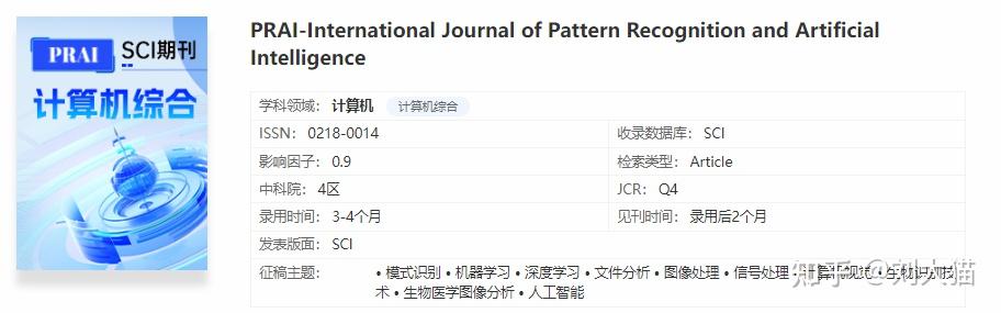 PRAI-International Journal of Pattern Recognition and Artificial ...
