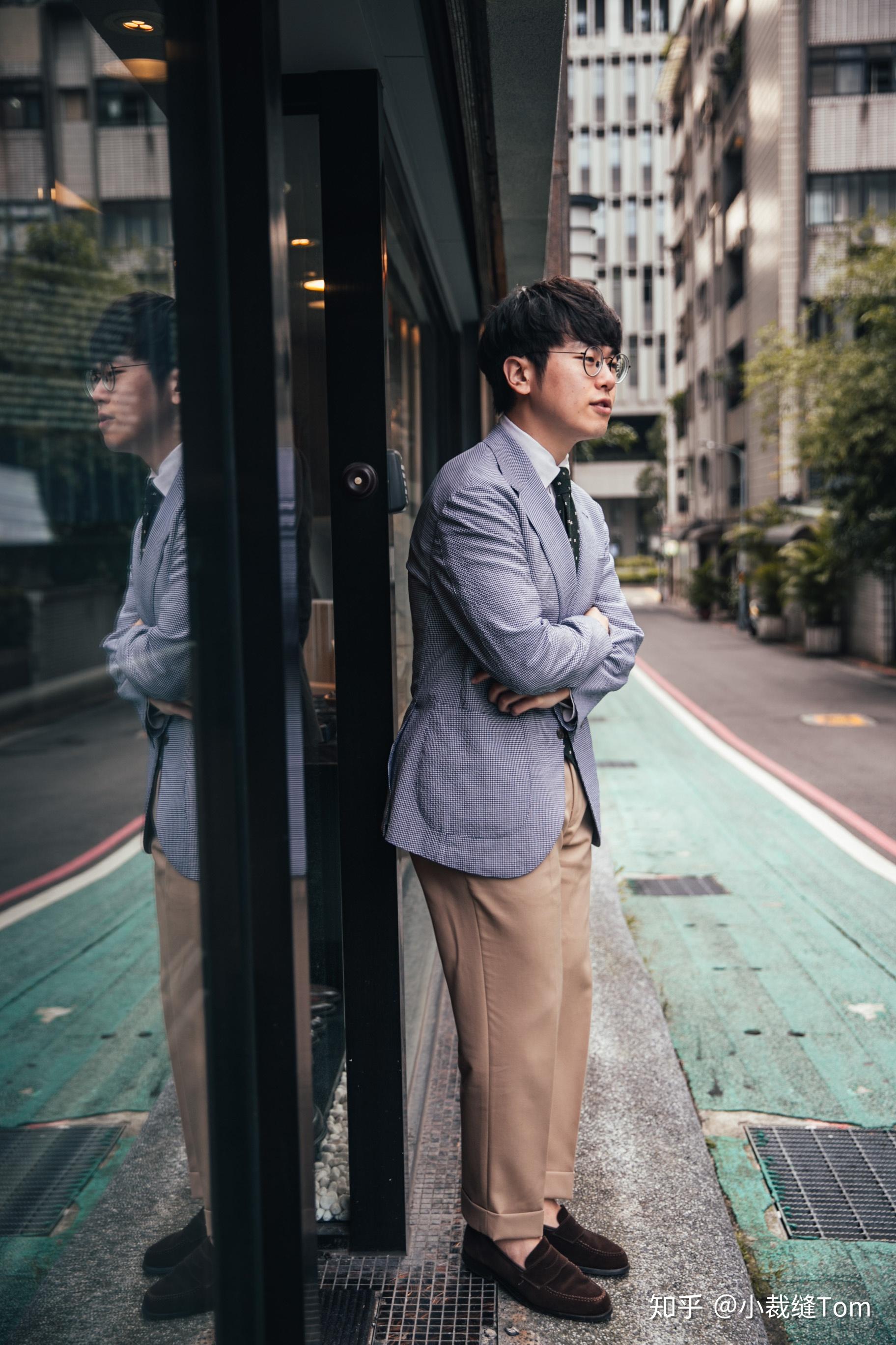 矮胖的人穿西服不好看看这位台湾小哥怎么穿