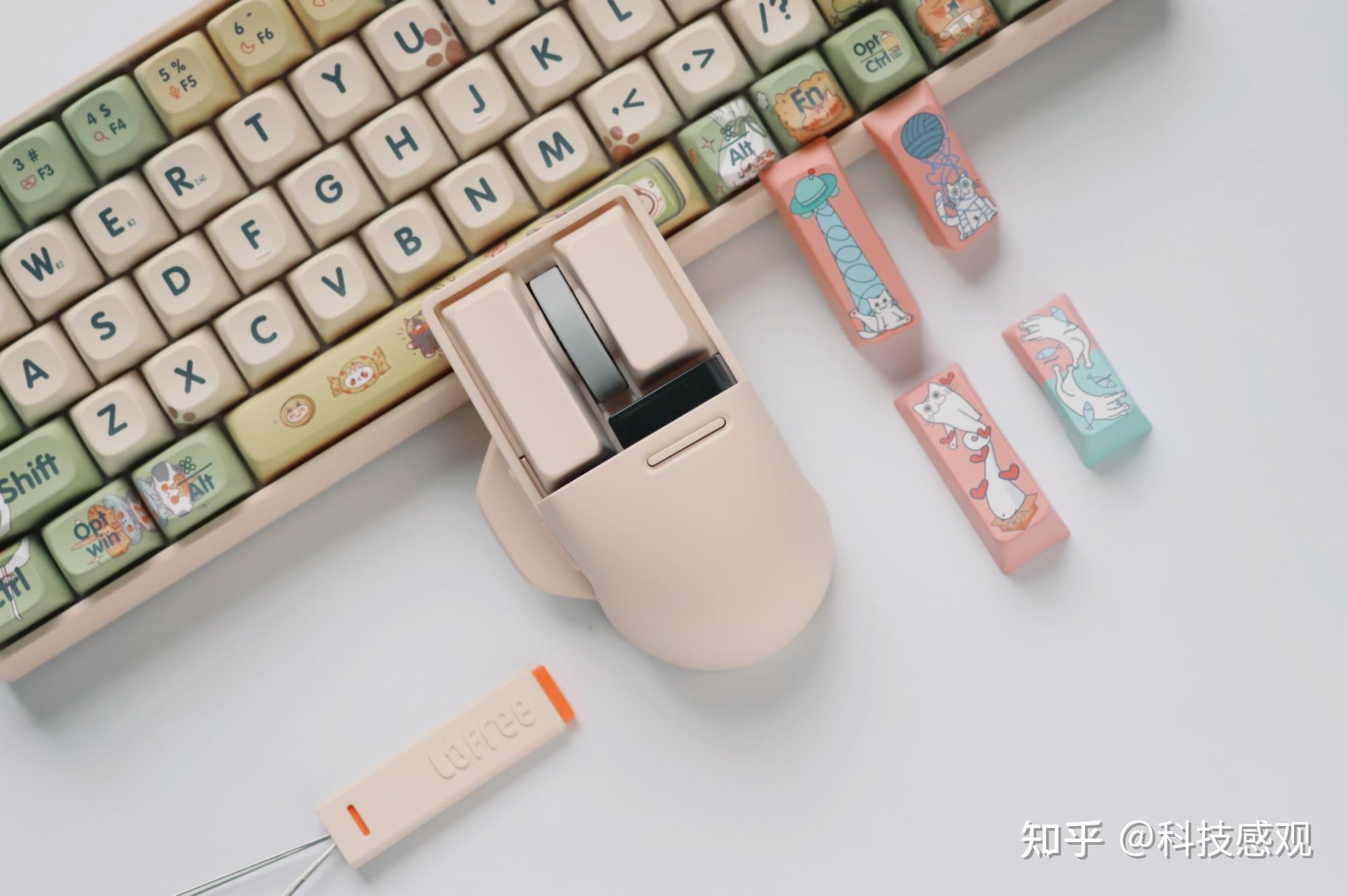 美学与实用,洛斐小翘三模无线鼠标,左右键可换键帽解锁新玩法 - 知乎