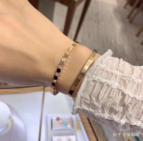 chaumet波浪窝系列手镯