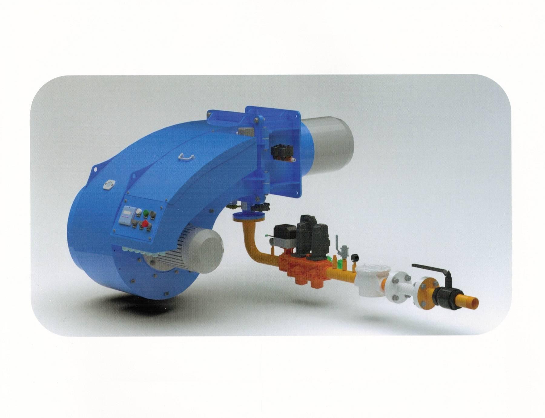 无焰燃烧锅炉燃烧器将燃烧之前的空间与燃气锅炉中的燃气进行均匀性