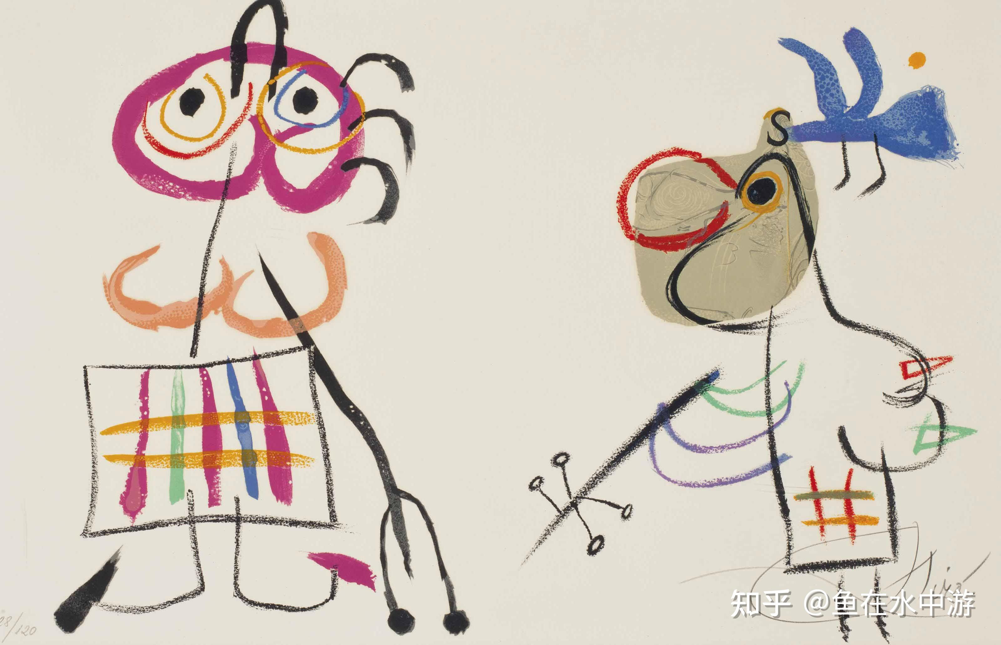 世界名画(四十三)胡安·米罗(Joan Miró)第一部分 - 知乎