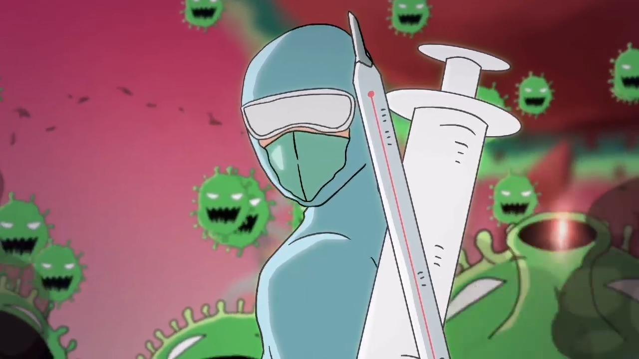 自制原创二维动画《最强医生》系列,致敬抗疫英雄!