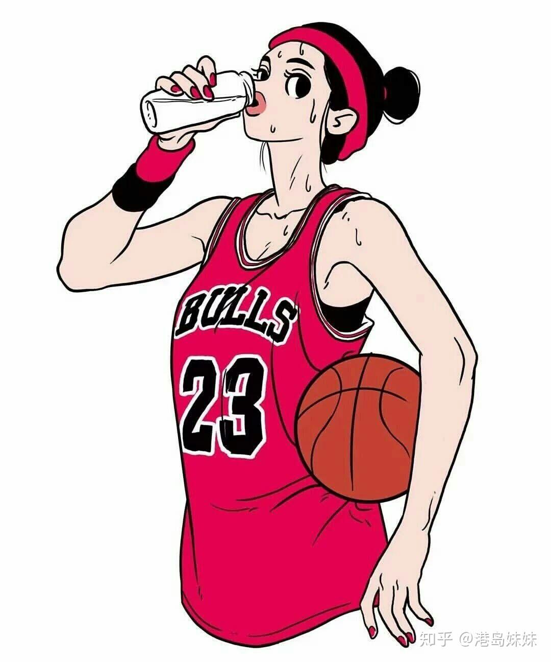 篮球女孩图片唯美动漫图片