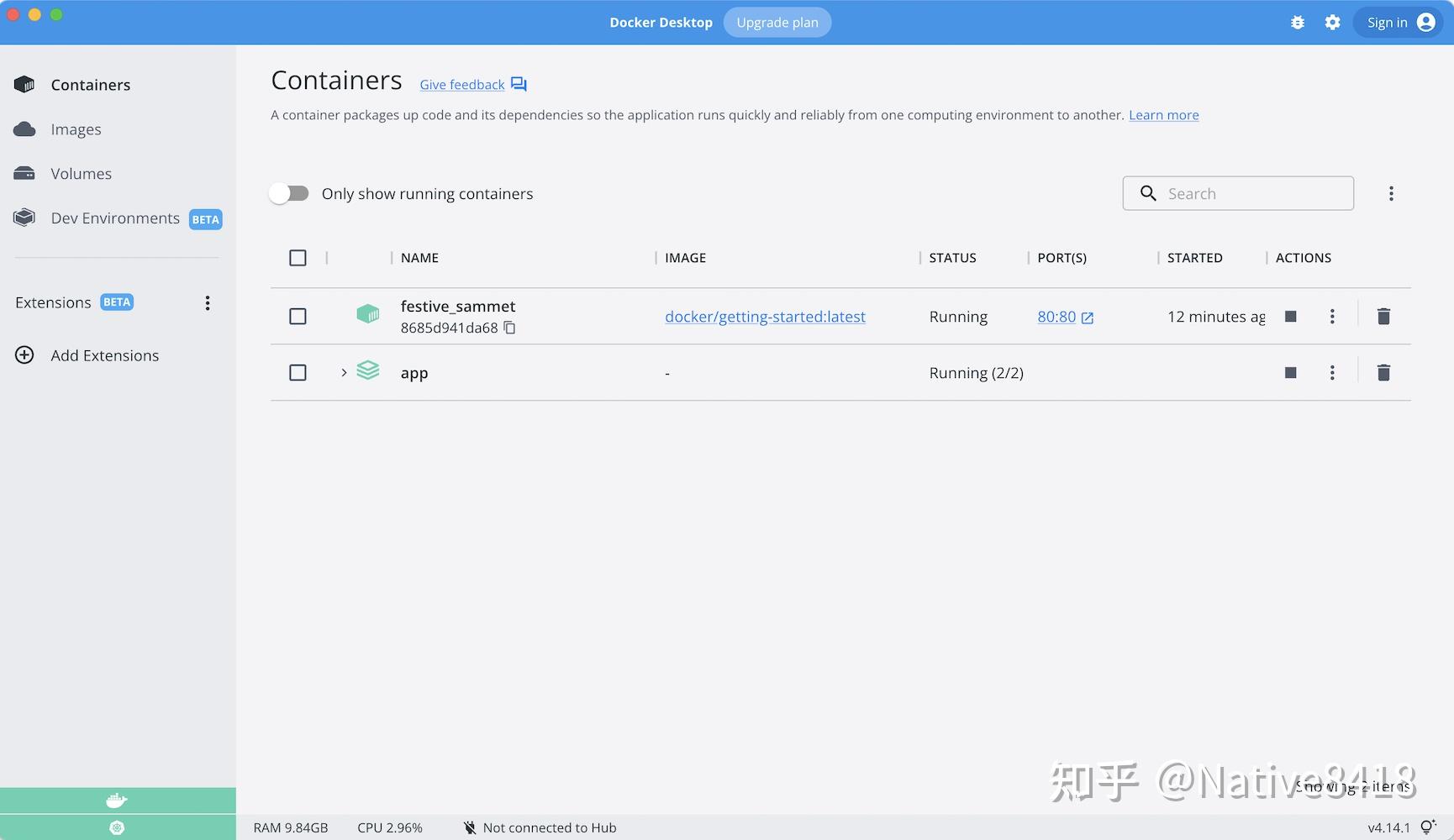 docker官方教程 docker getting started tutorial