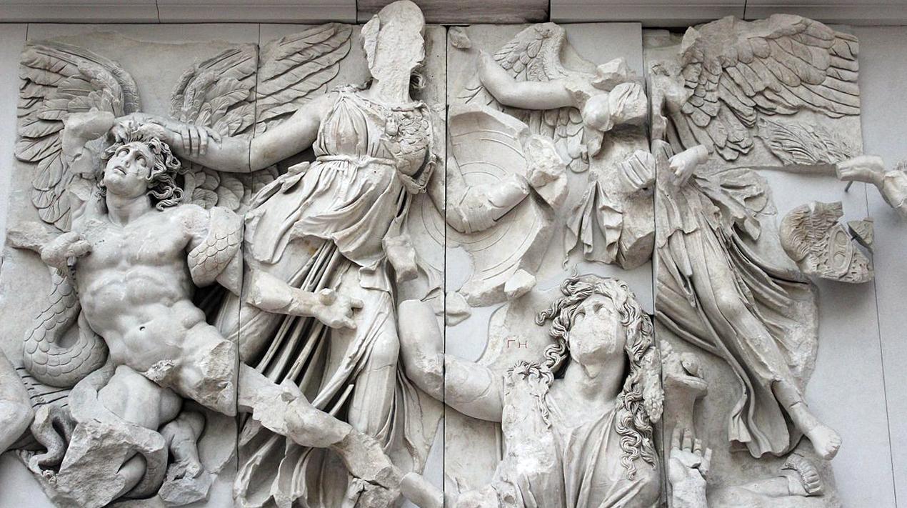 大英博物馆,拥有一整座帕特农神庙的大门及雕塑实际上,古希腊文明的