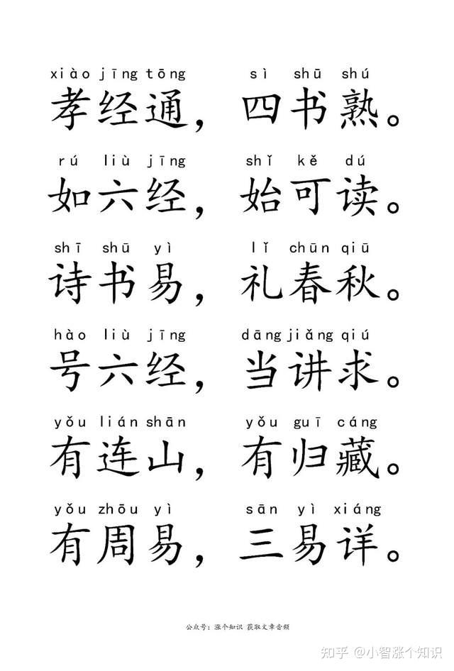 《三字经》的前世今生(含全文注音) - 知乎