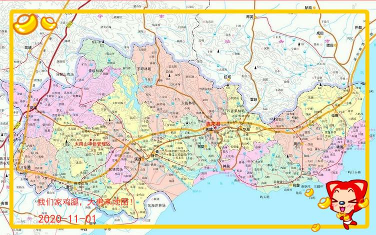 惠来县乡镇地图图片