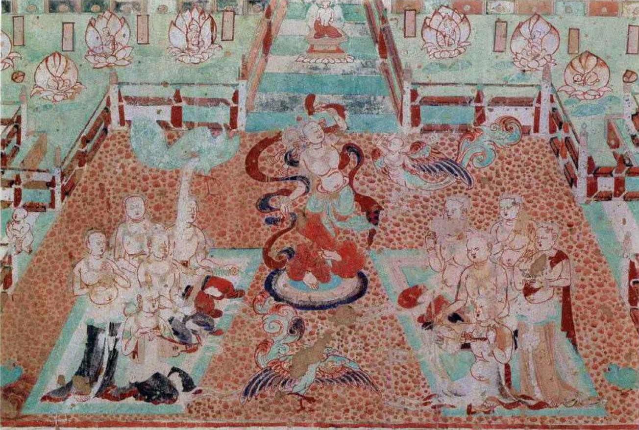 神游千年,大美敦煌】中唐-各窟集锦:202窟、201窟、186窟、44窟 神游千年,大美敦煌】中唐-各窟集锦:202窟、201窟、186窟、44窟