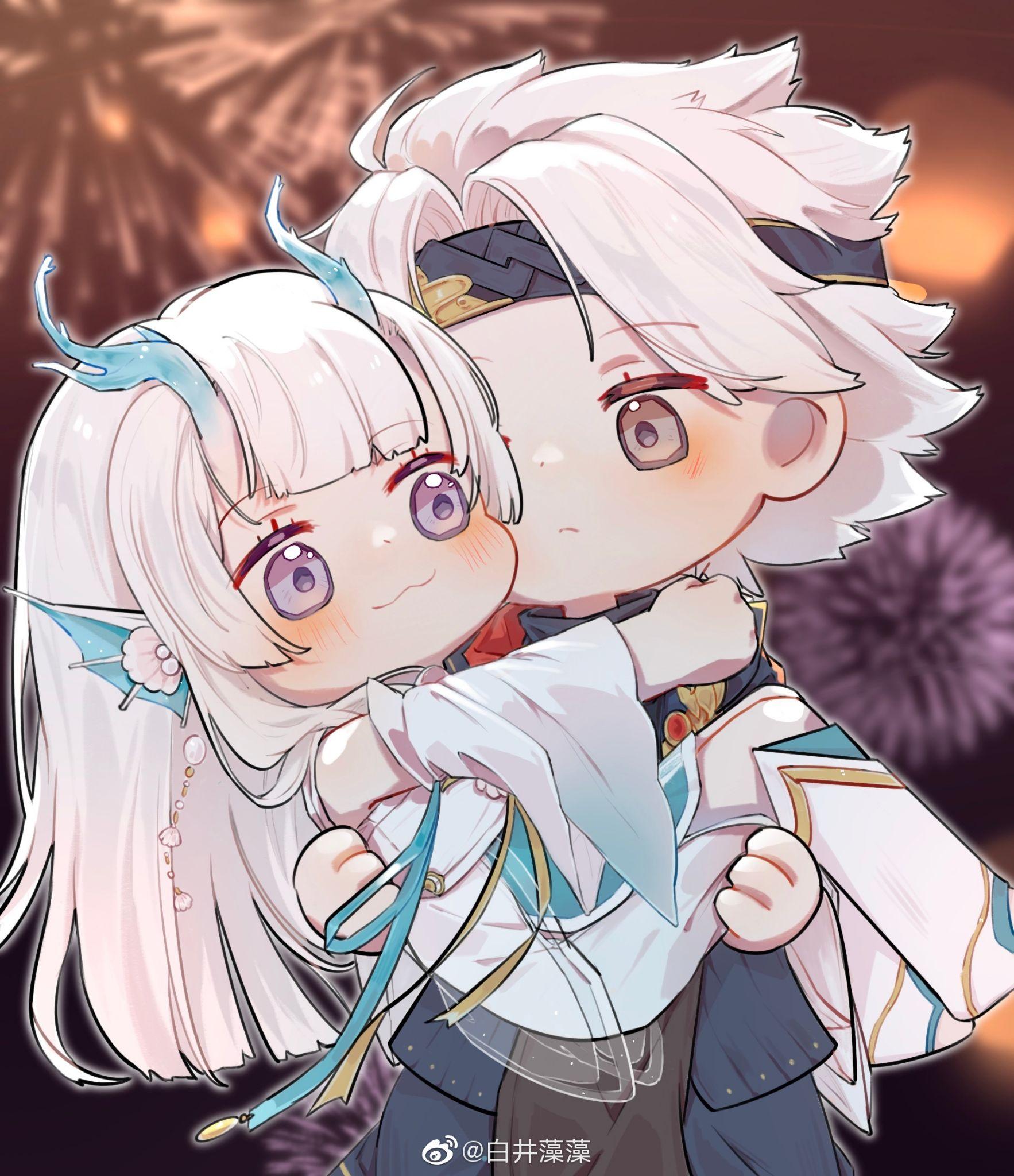 有没有东方曜和西施的动漫情头