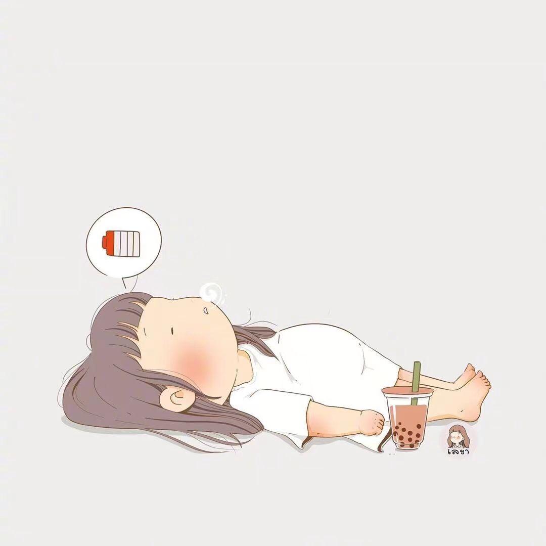 超可爱的摆烂女孩头像/背景图 - 知乎