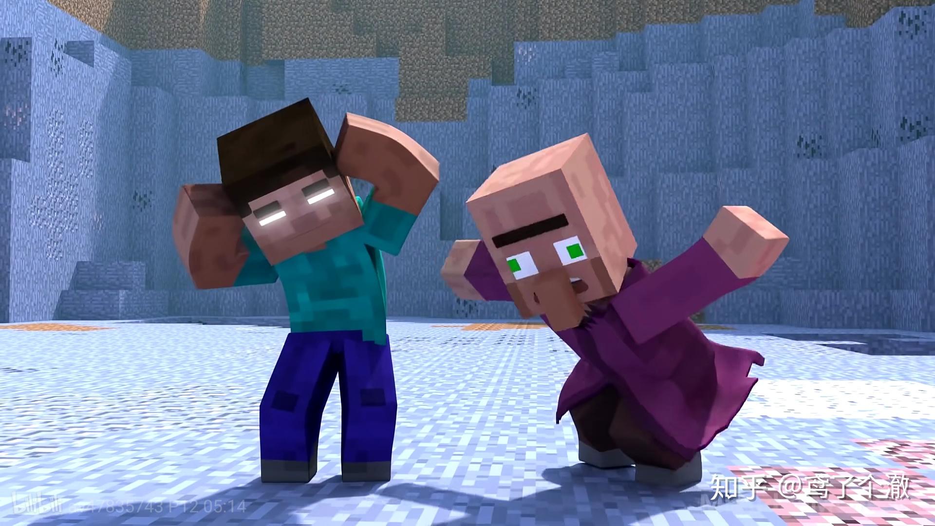 求minecraft中herobrine好看的图片