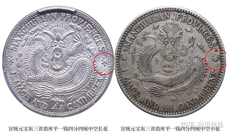 宣统元宝东三省造二角中空两个版本- 知乎