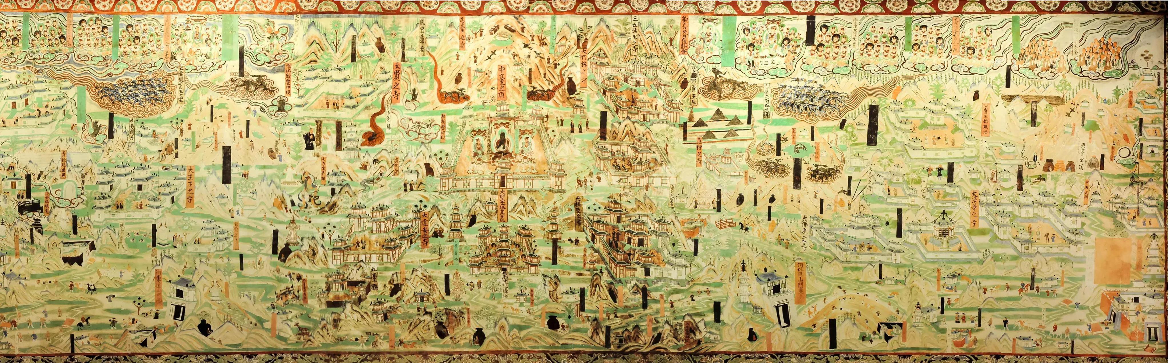 1,敦煌历史遗产敦煌石窟被誉为"东方卢浮宫",是20世纪最有价值的文化