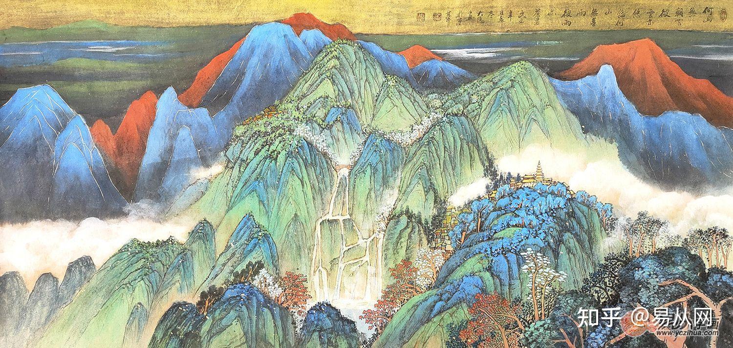 于浑厚中见清雅——画家叶大隐彩墨山水画作品欣赏 - 知乎