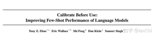 Calibrate before use: improving few-shot performance of language models