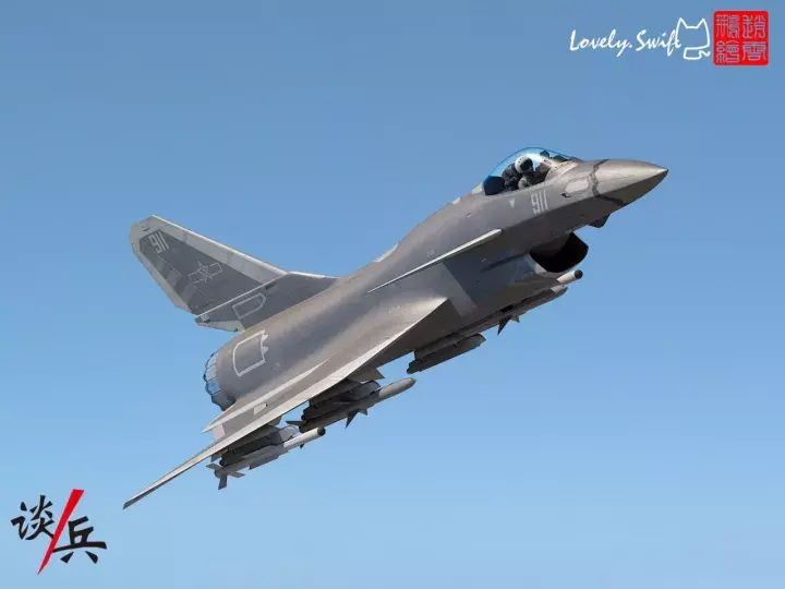 我们脑洞了一款歼10隐身版大概长这个样子