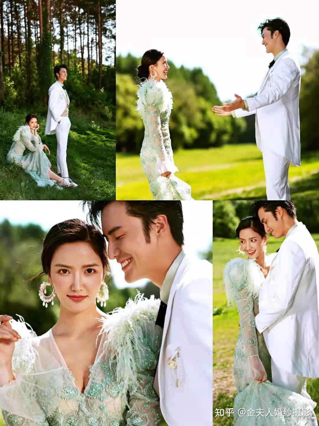 大连金夫人绝美5组森系电影感婚纱照2021盛夏暖阳限定