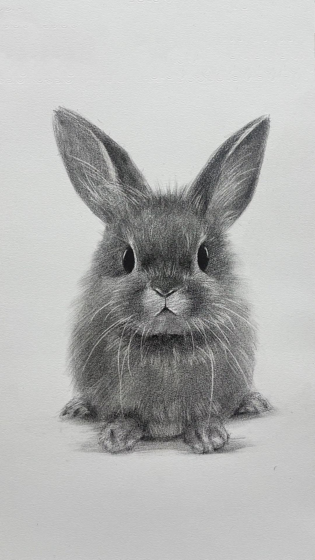 十大最难画的画兔子图片