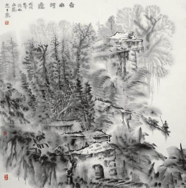 山中塗名工 塗師 坂下雄峰作 惺斎好写 金蒔絵『松葉文』雪吹 木製棗 共