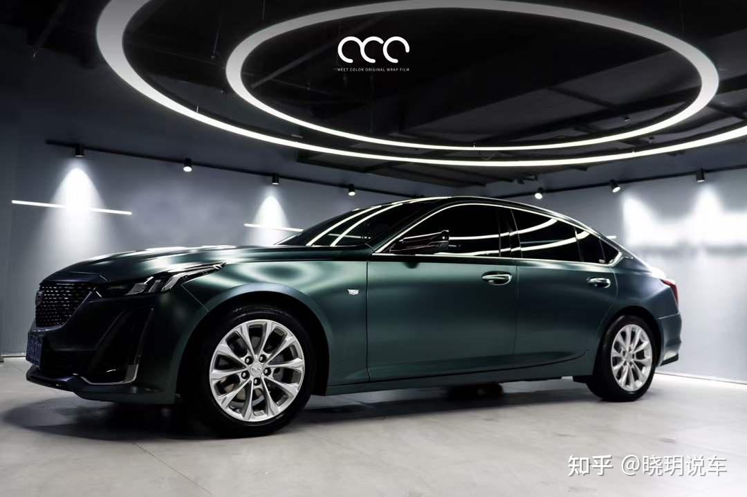 凯迪拉克ct5电光金属墨绿