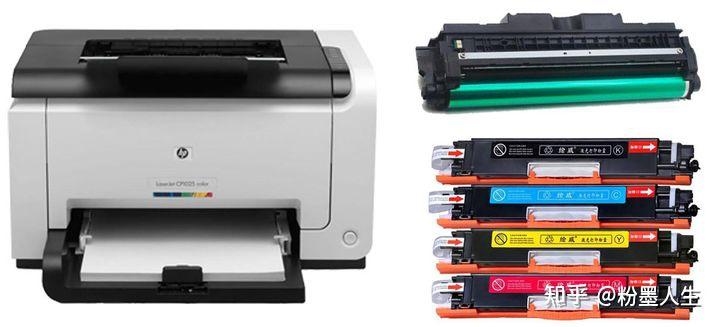 激光打印机打印惠普m176n打印出来黑色部分颜色d淡怎么回事