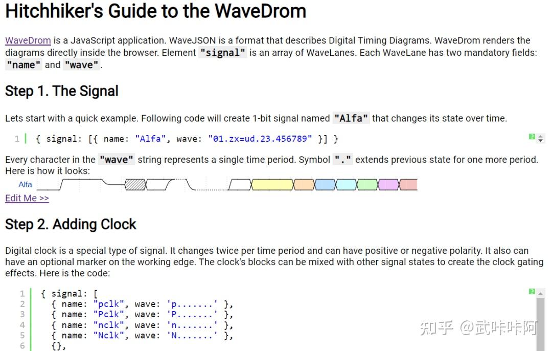 WaveDrom的使用 - 知乎