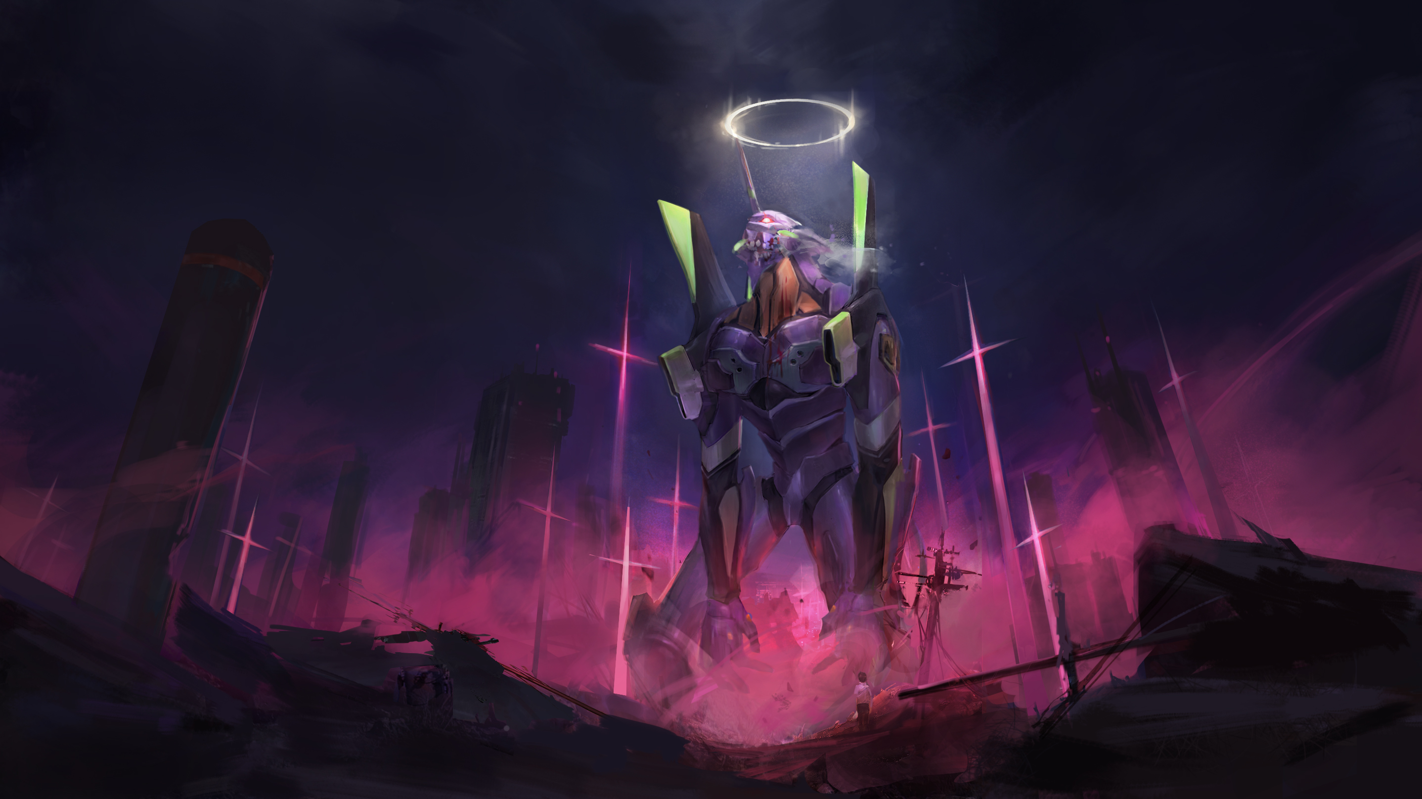 动画《eva》有没有什么好看的全面屏壁纸? - 知乎