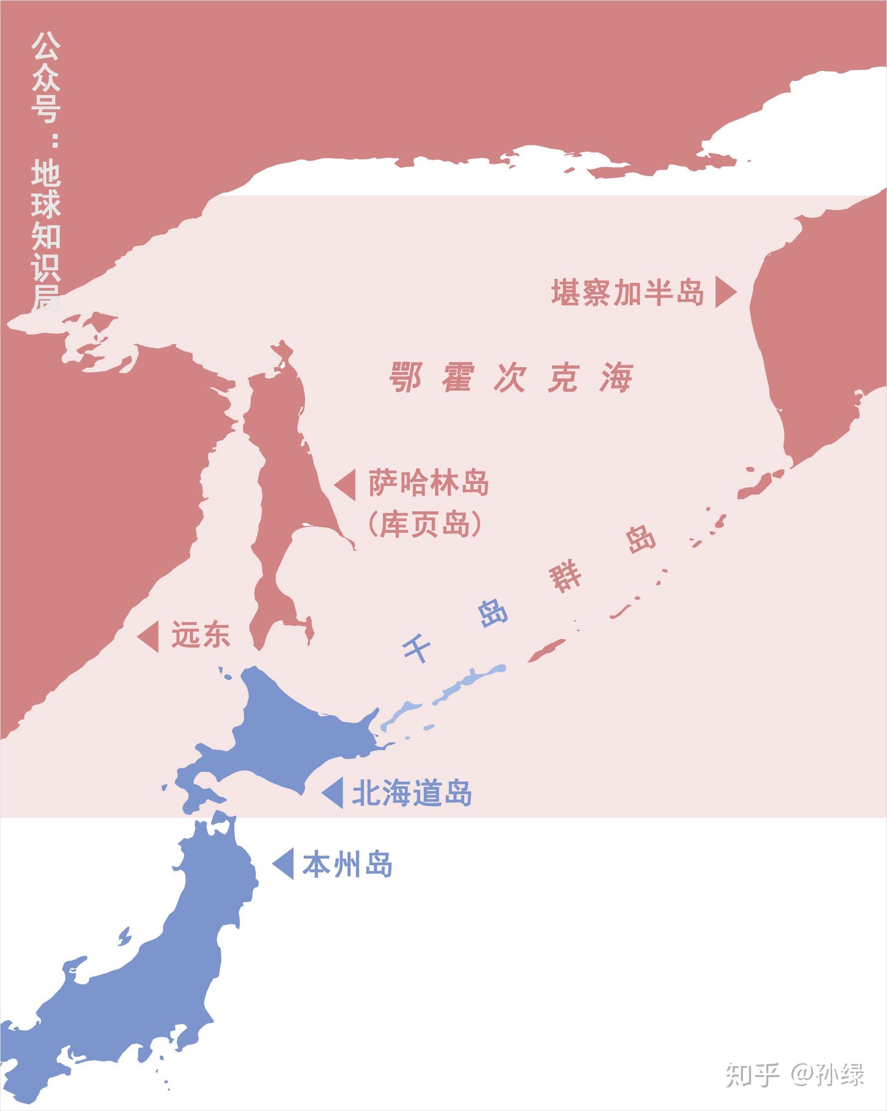 库页岛与北海道的海峡图片