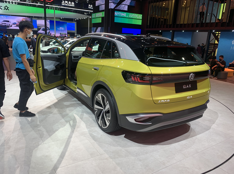 2020广州车展大众光荷4x纯电动suv外观造型很有未来感