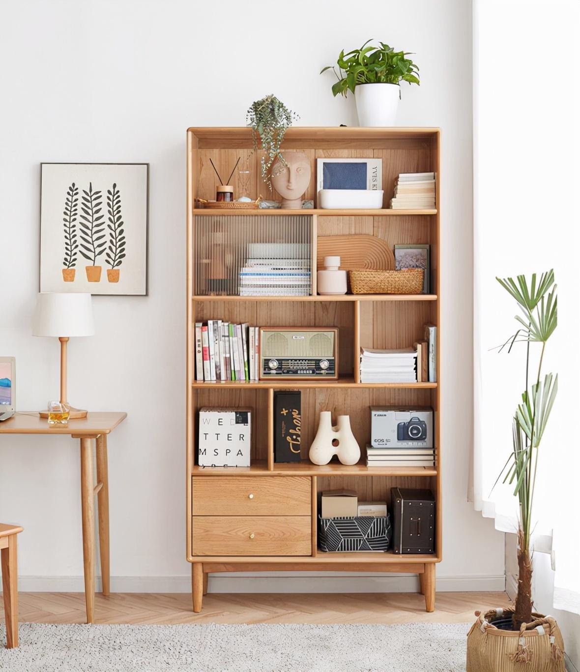 文艺范十足!有了这款源氏木语实木书柜,谁都知道我是读书人 - 知乎