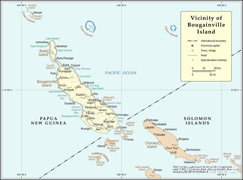 俾斯麦群岛地图图片