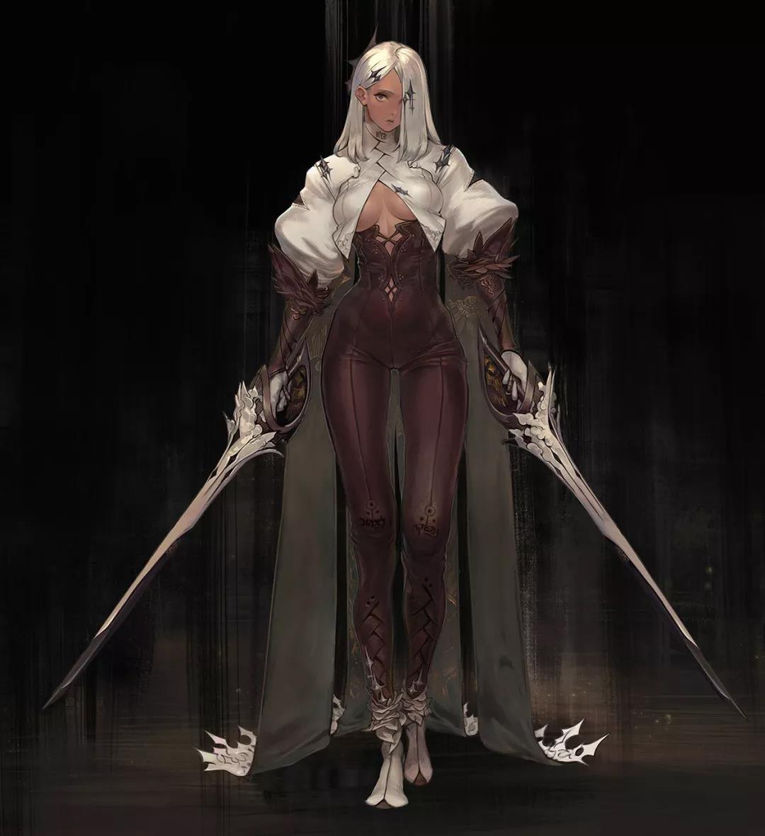 又一组精美韩风能让你眼花缭乱的漂亮御姐记得多多观察画师的技巧噢