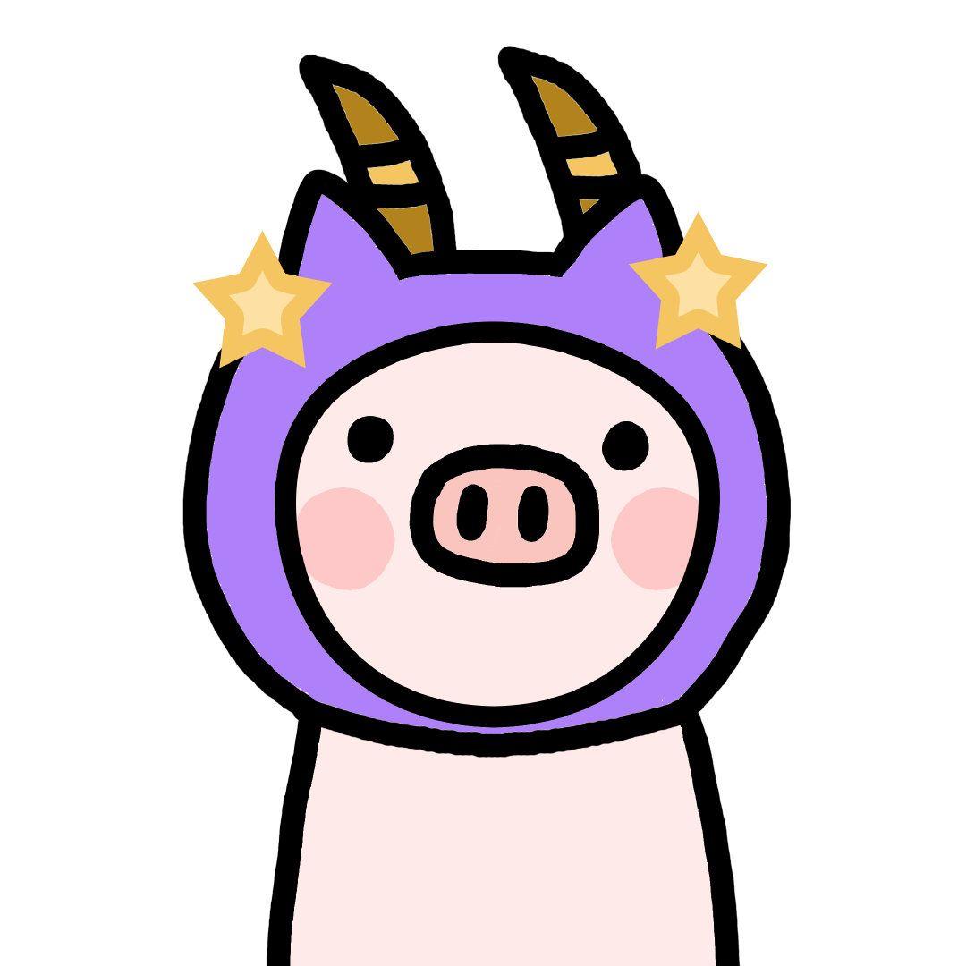 请问大家有这样的猪猪头像么无水印