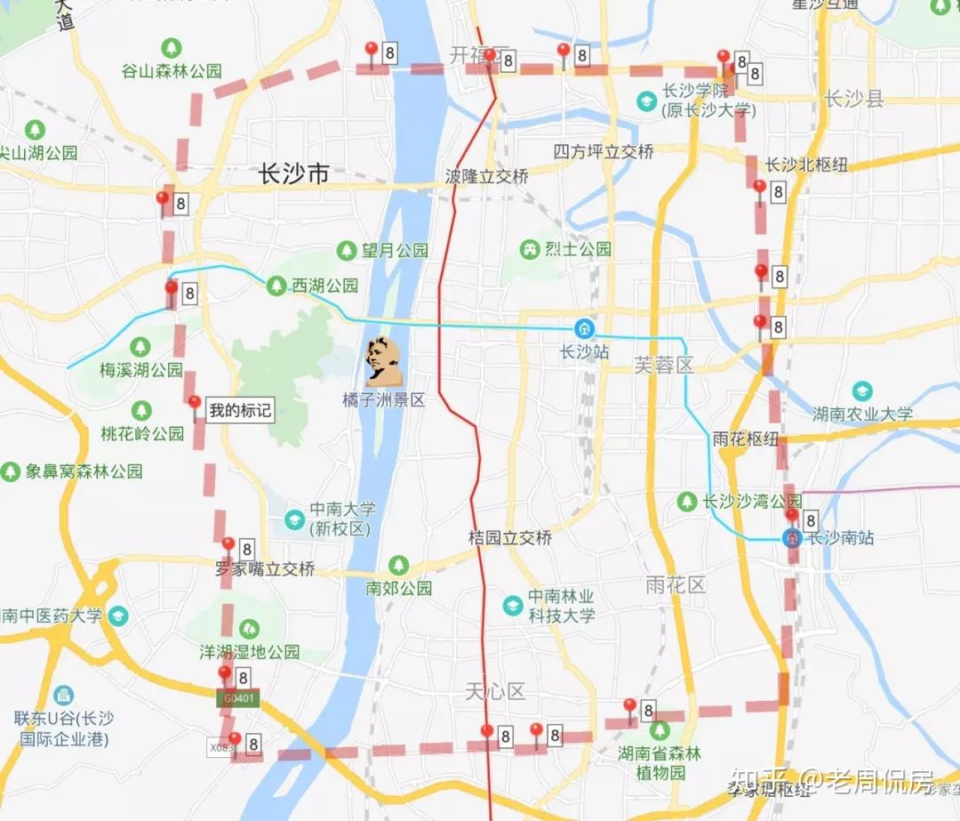 圍觀長沙地鐵最新規劃圖