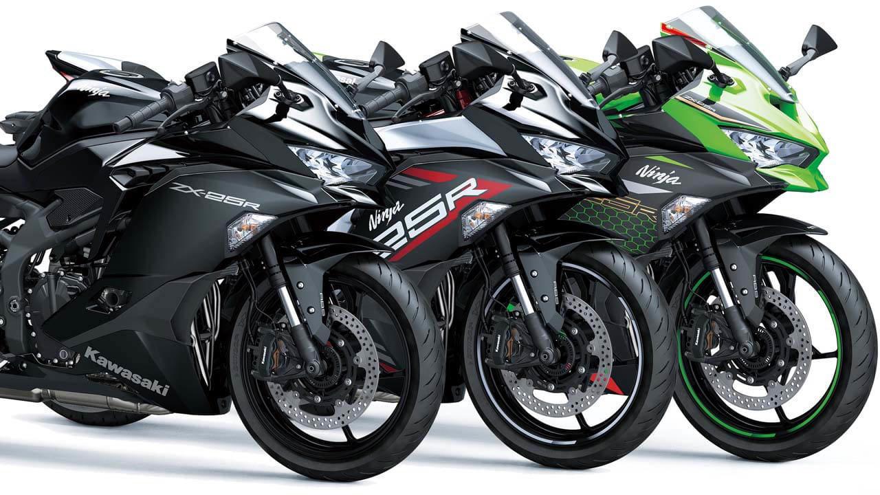 人物25 KAWASAKI Ninja ZX-25R メタリックスパークブラック (ミニカー