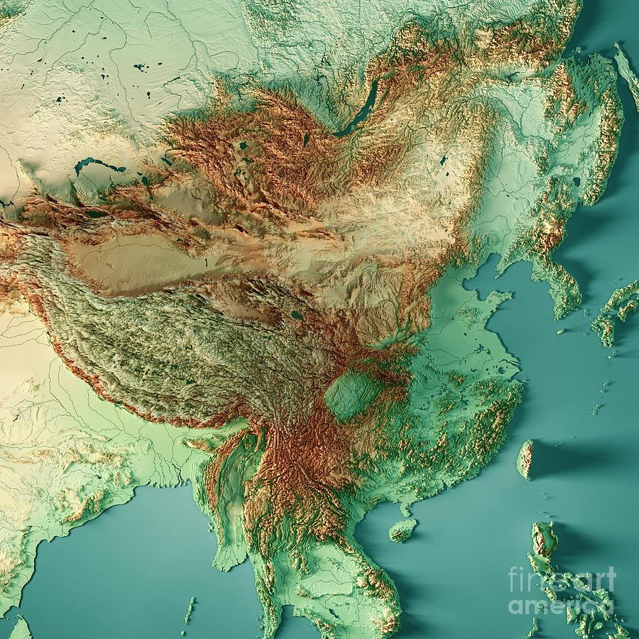3D世界地形图-系列3 - 知乎