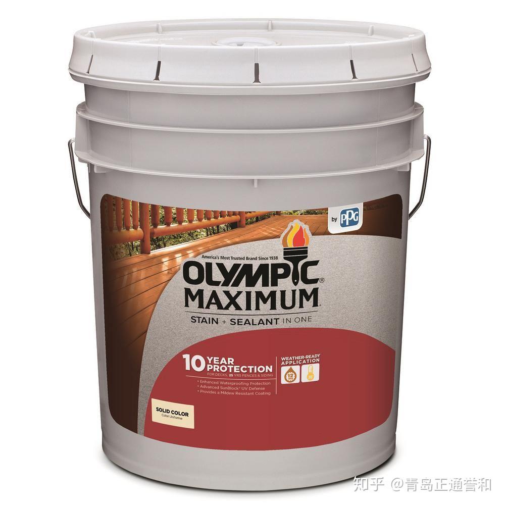 olympic木蠟油原裝進口美國ppg水性漆防腐木油漆