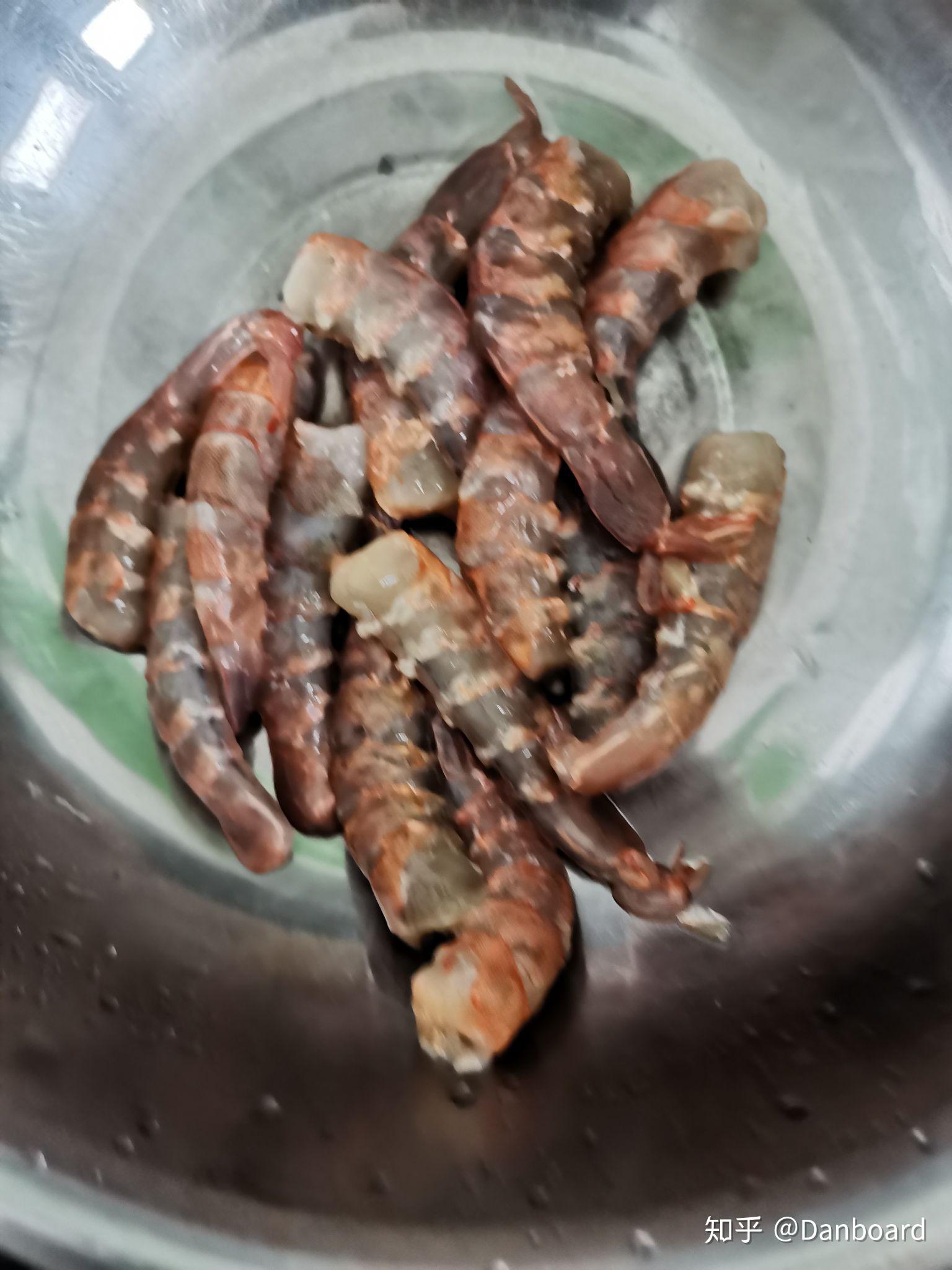 冷冻虾变质的图片图片