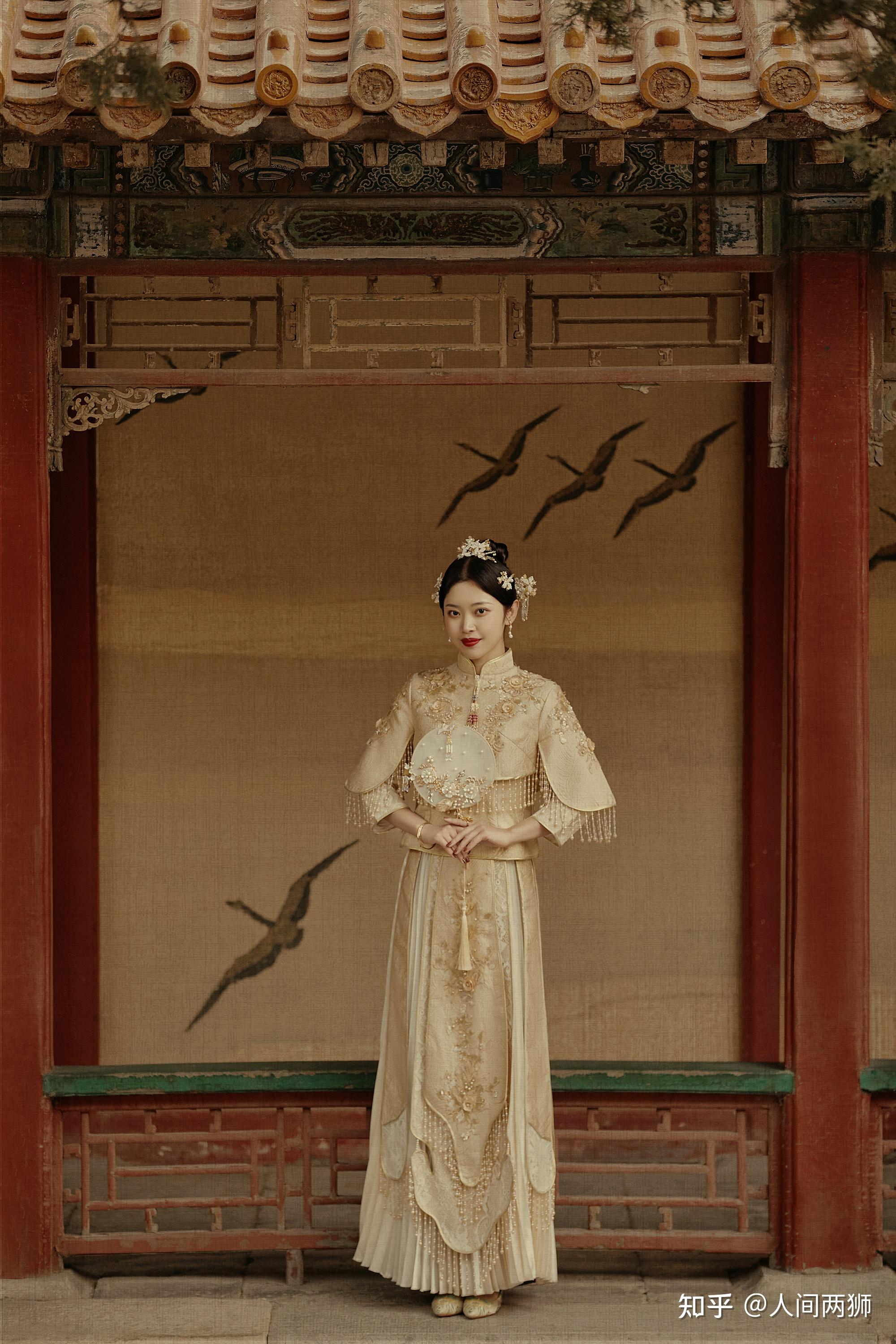 清宫婚纱照图片