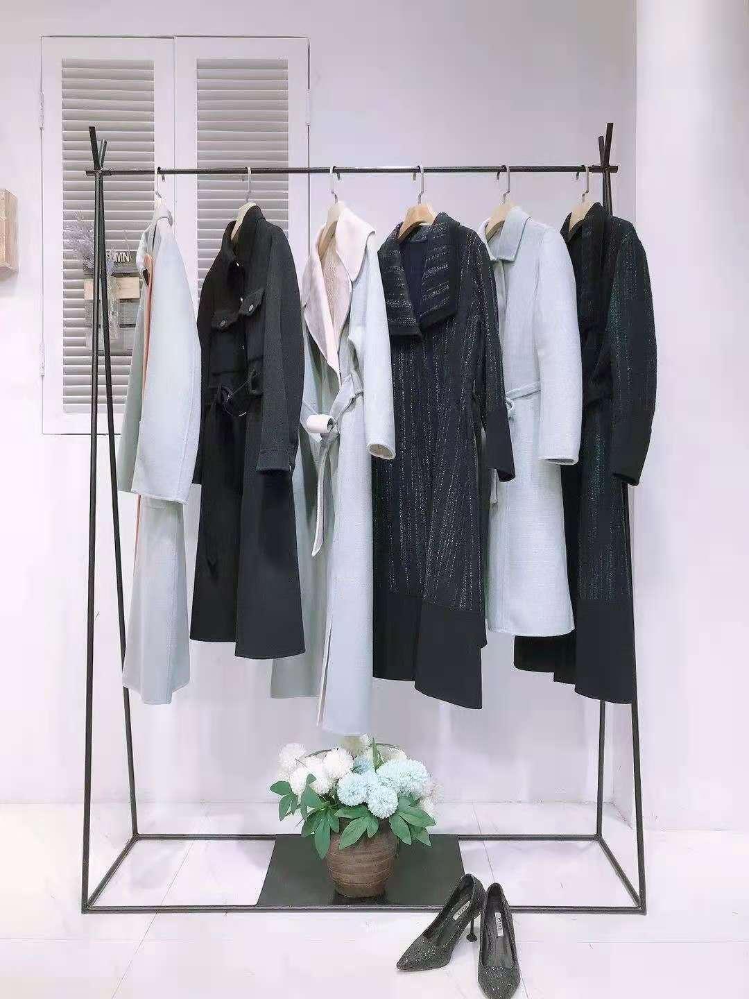 帕瓦尼2020冬装双面羊绒大衣品牌折扣女装双面呢纯手工羊绒缝制尾货