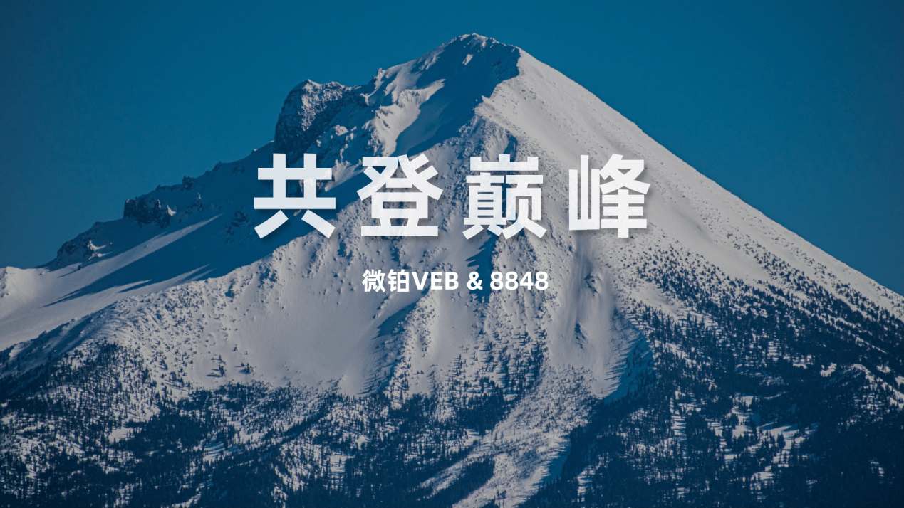 微铂veb携手8848共登巅峰之路