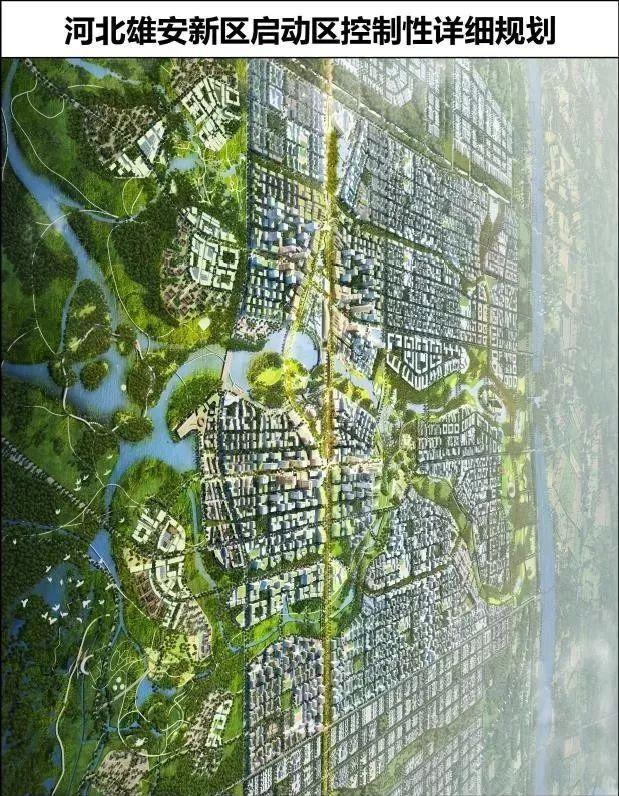 重磅雄安新区起步区控规启动区控详规公布